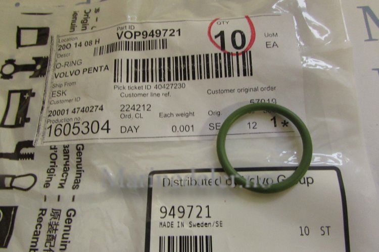(bilde for) O-RING 949721
