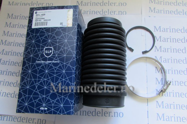 (bilde for) Eksosbelg SX og DPS drev 3850426 (ettermarkedsdel)