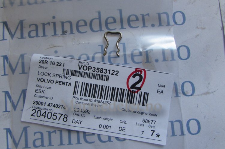(bilde for) LÅSFJEDER 3583122