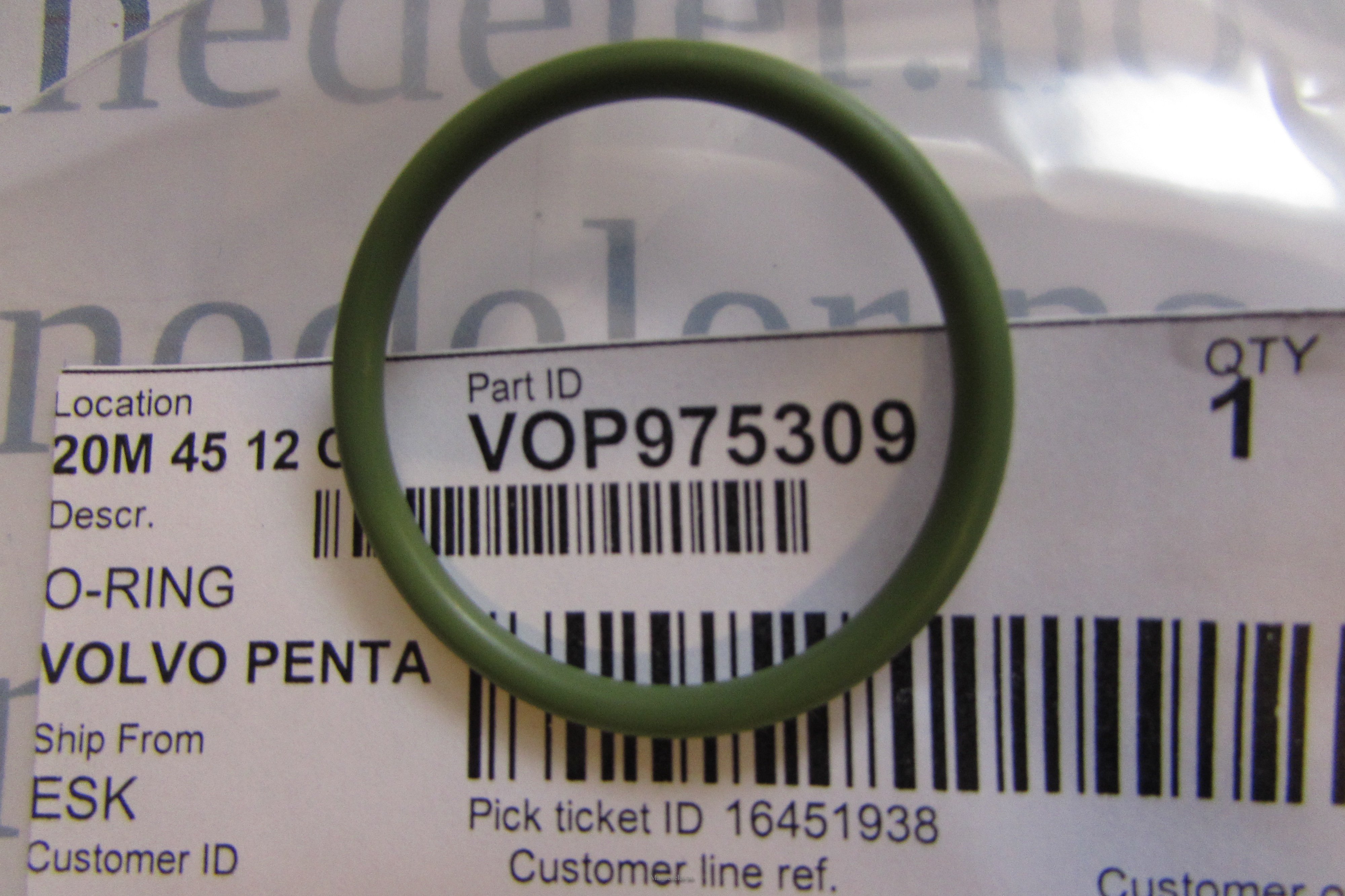 (bilde for) O-RING 975309