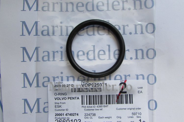 (bilde for) O-RING 925071
