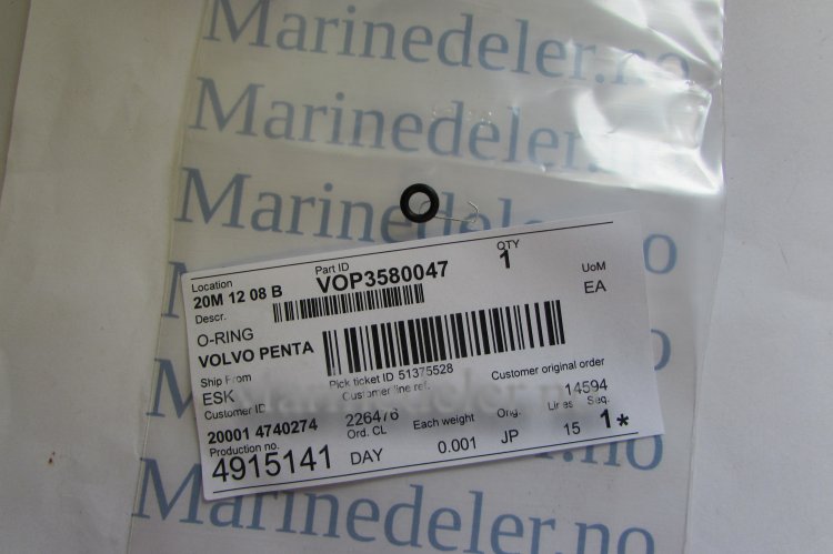 (bilde for) O-RING 3580047