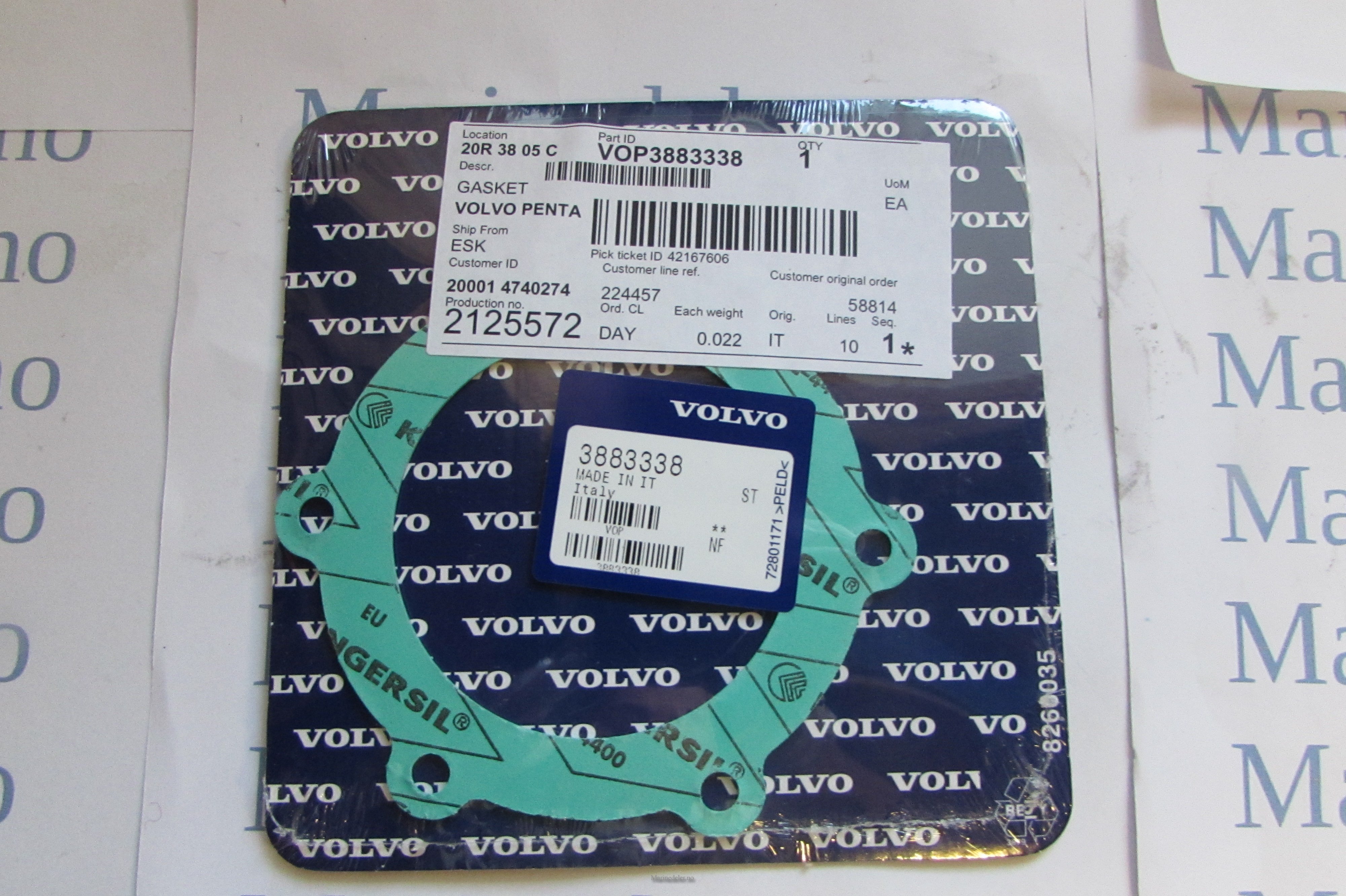 (bilde for) PACKNING 3883338