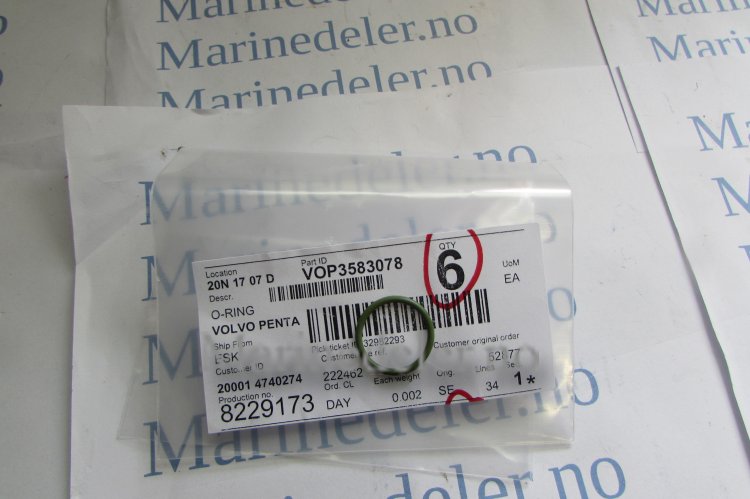 (bilde for) O-RING 3583078