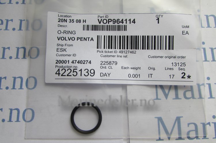 (bilde for) O-RING 964114