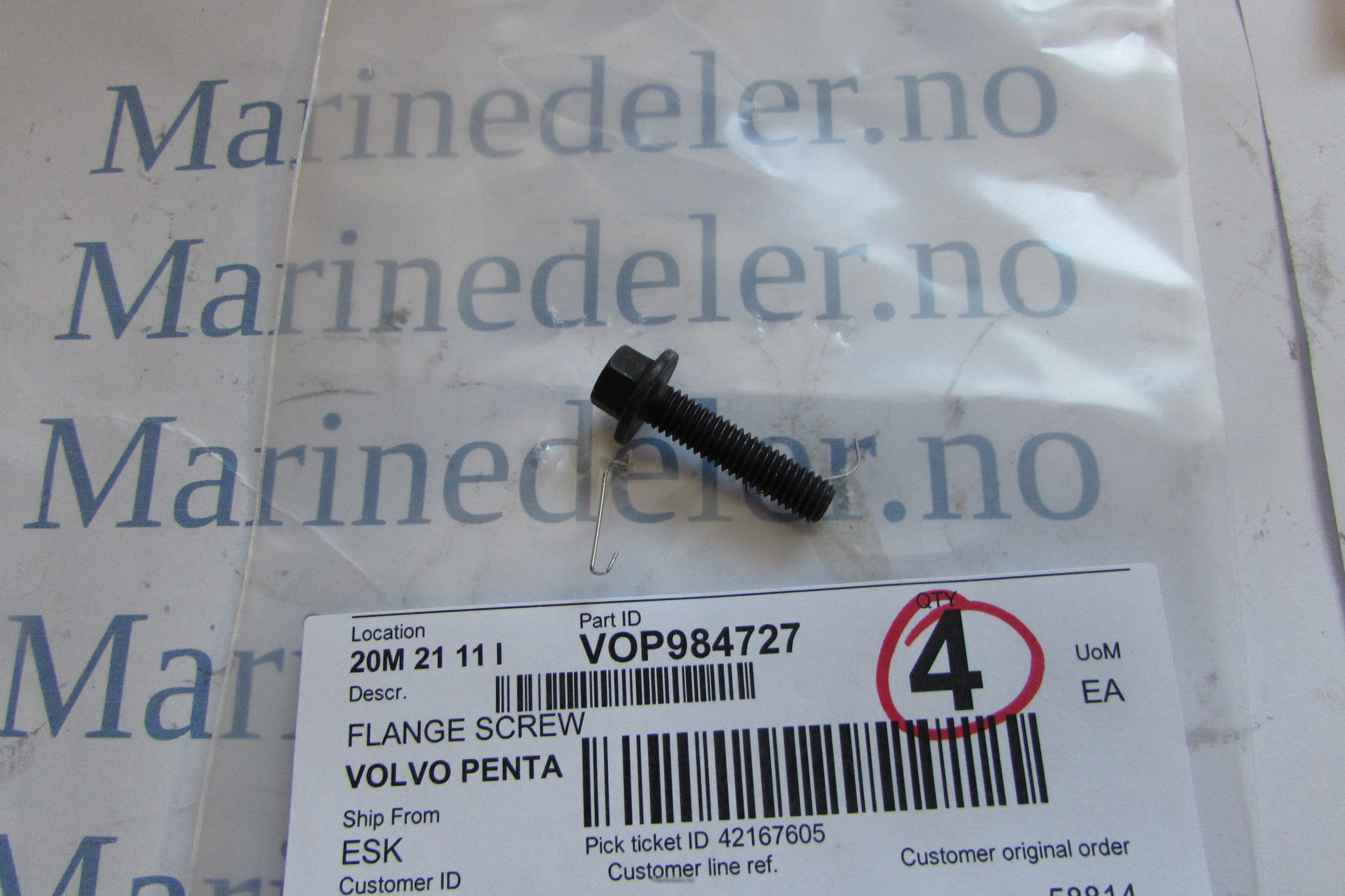 (bilde for) FLÄNSSKRUV 984727