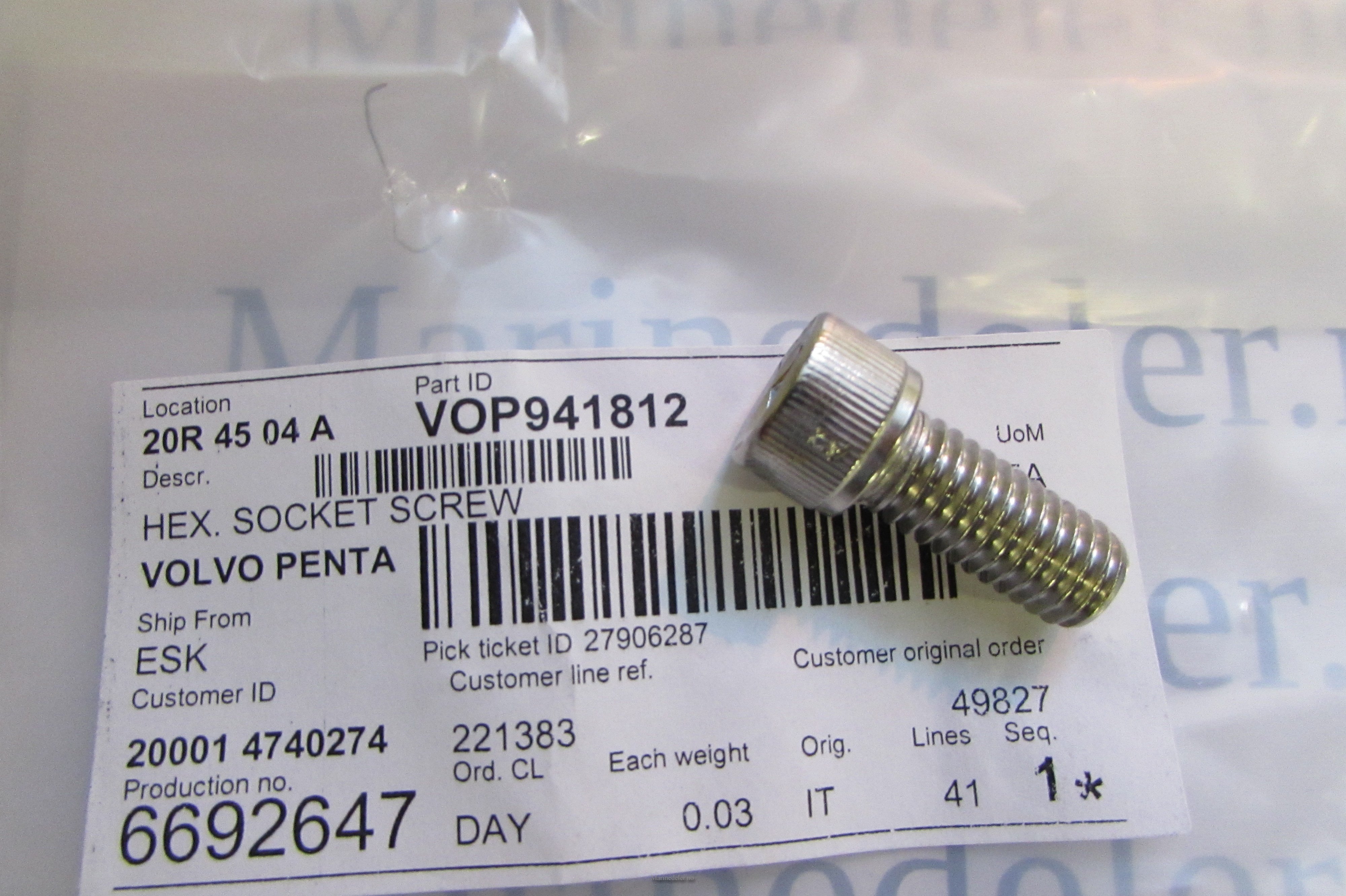 (bilde for) SKRUV 941812