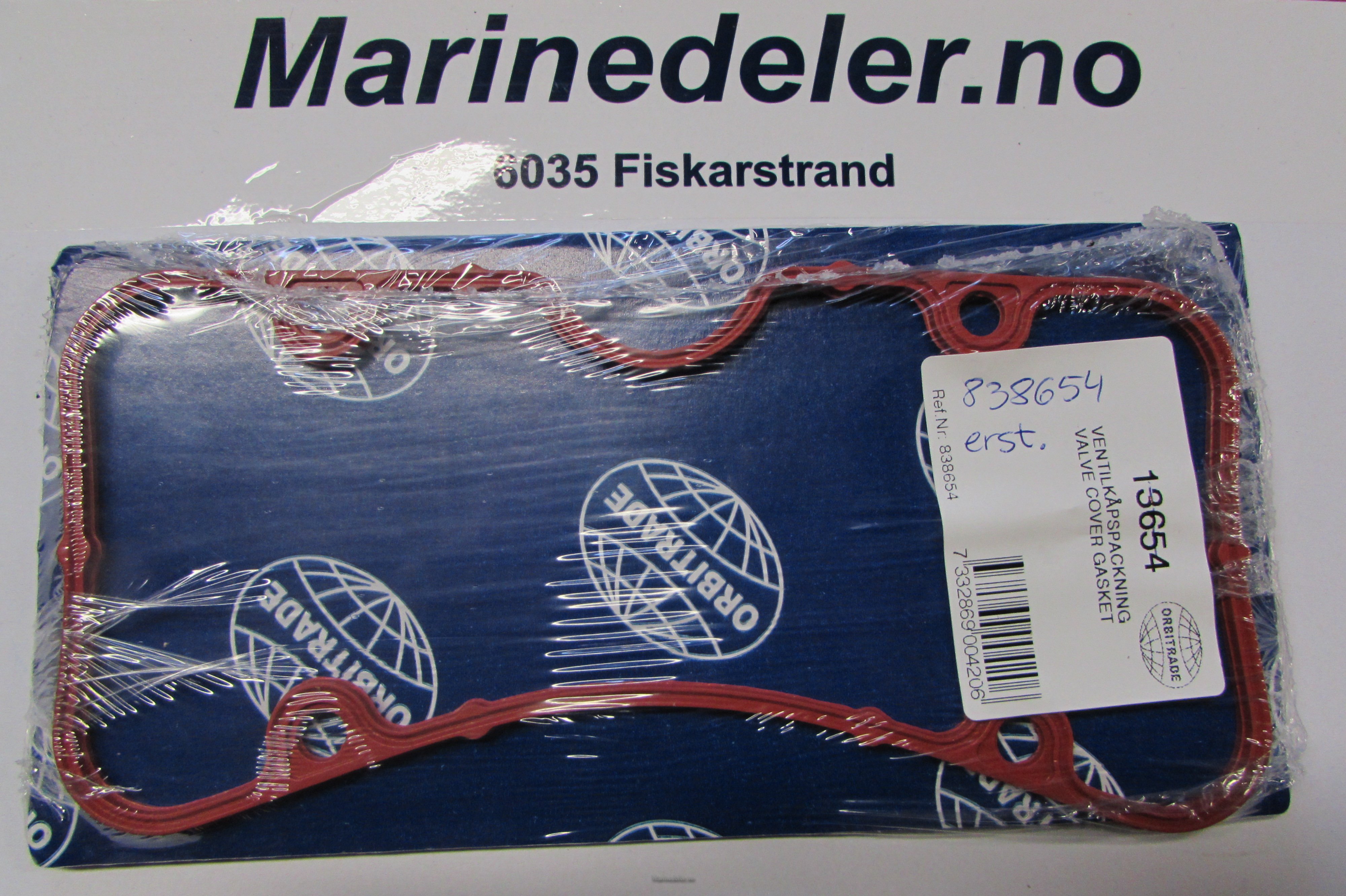 (bilde for) Ventildekselpakning øvre erst 838654 31,32,41,42,43 motorer