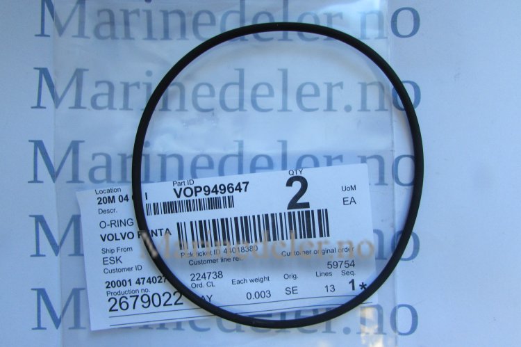 (bilde for) O-RING 949647