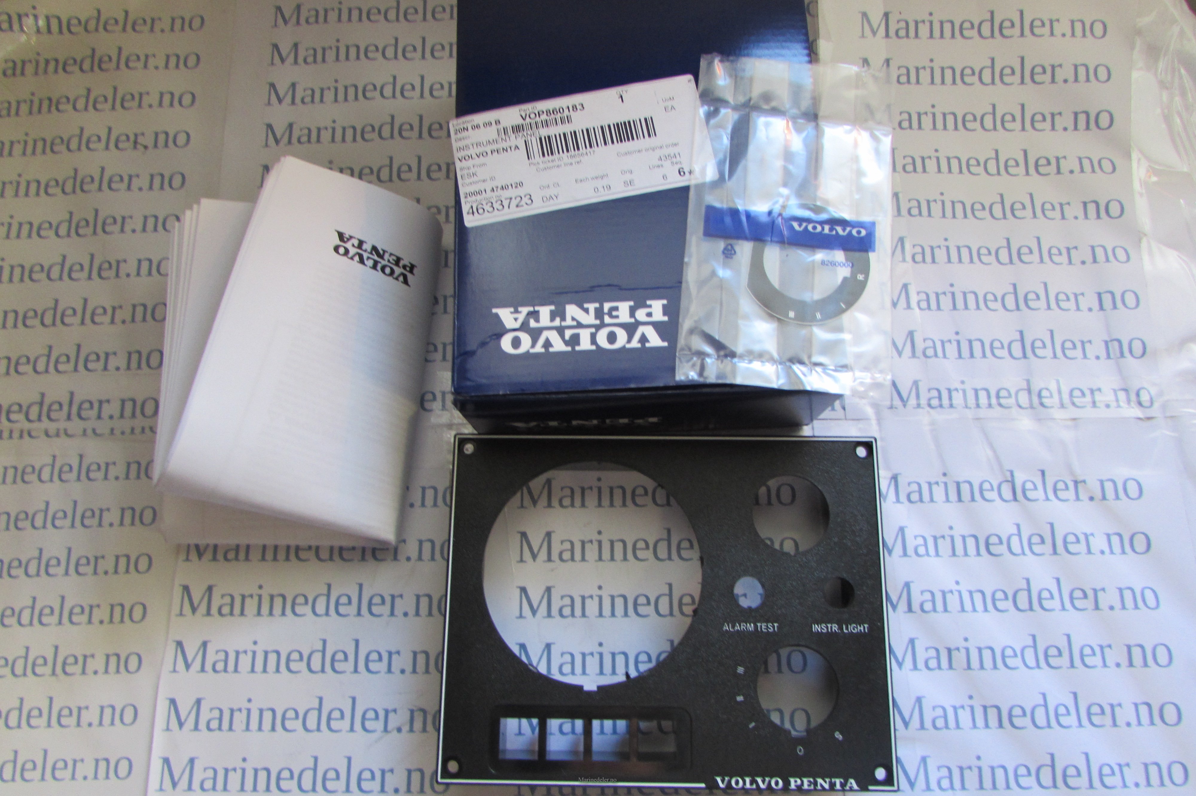 (bilde for) z INSTRUMENTPANEL 860183