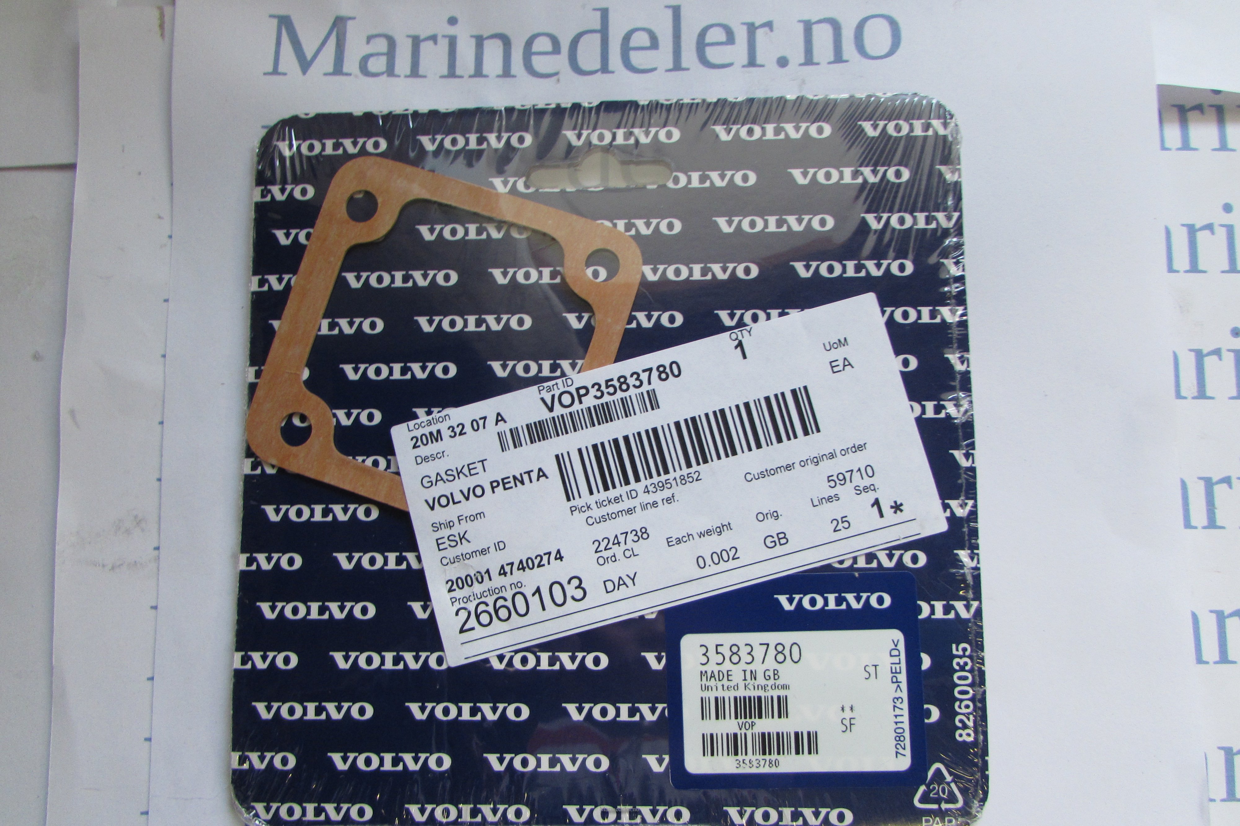 (bilde for) PACKNING 3583780