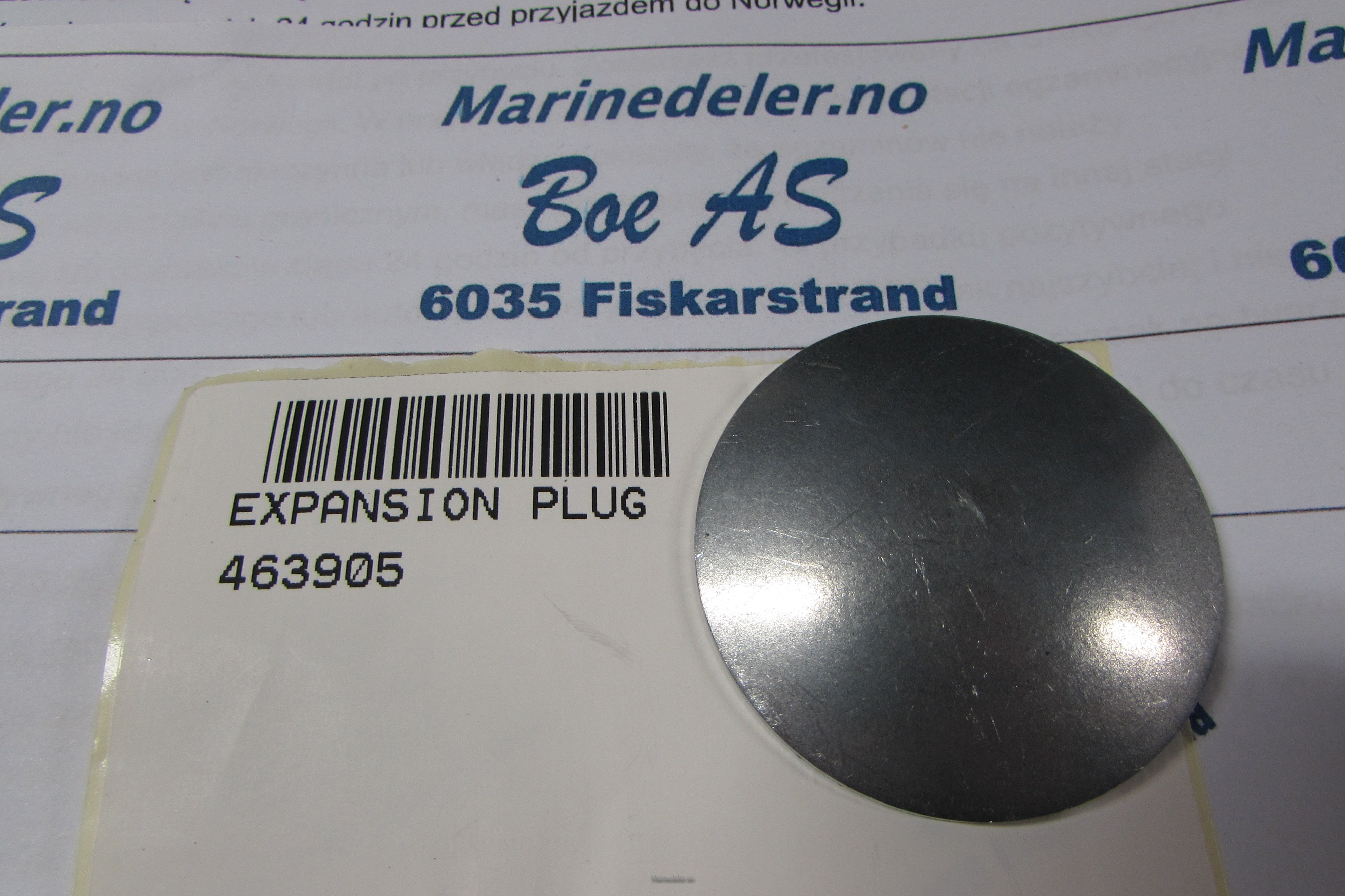 (bilde for) EXPANSIONSPLUGG 463905