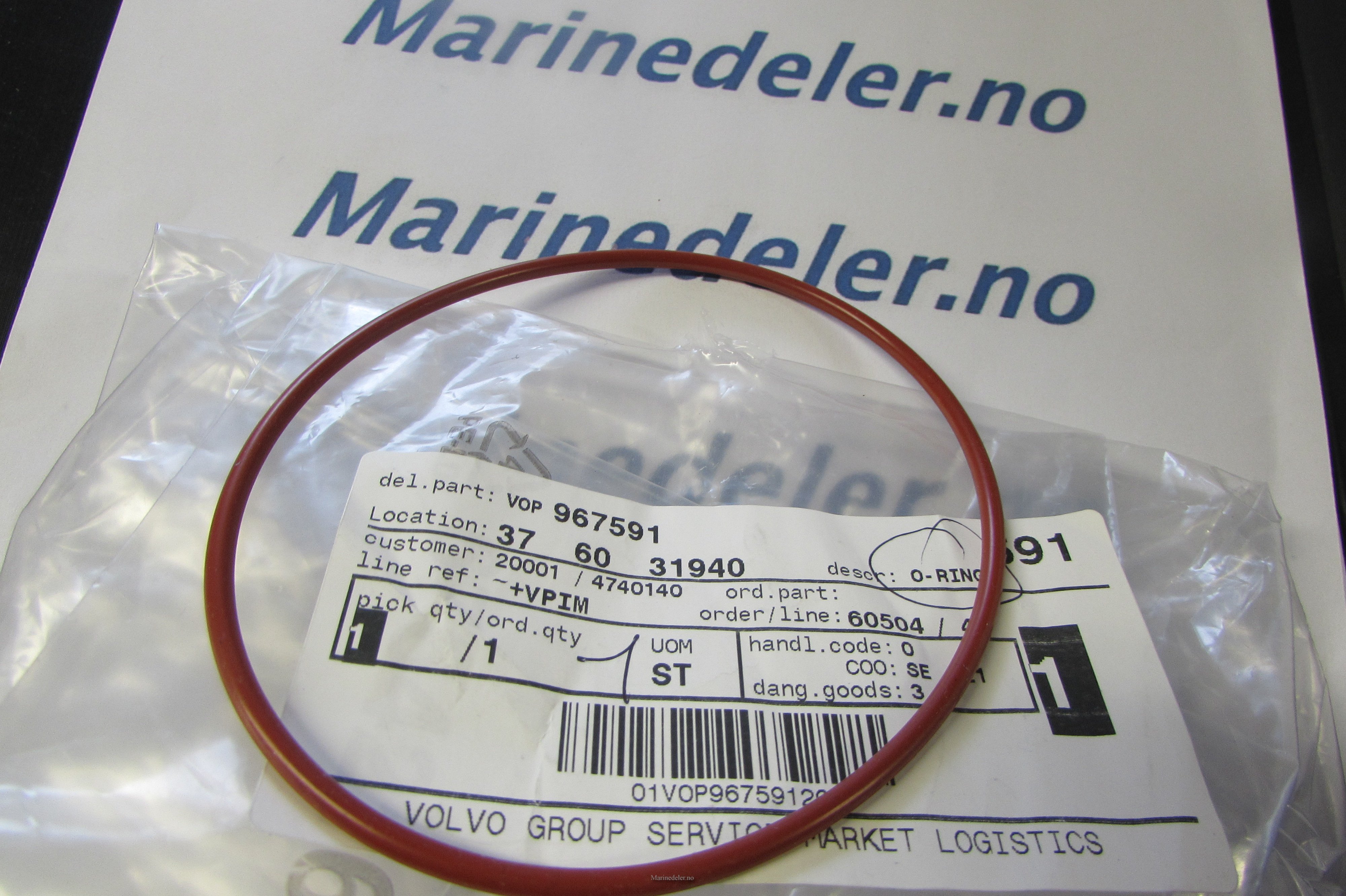 (bilde for) z O-RING 967591