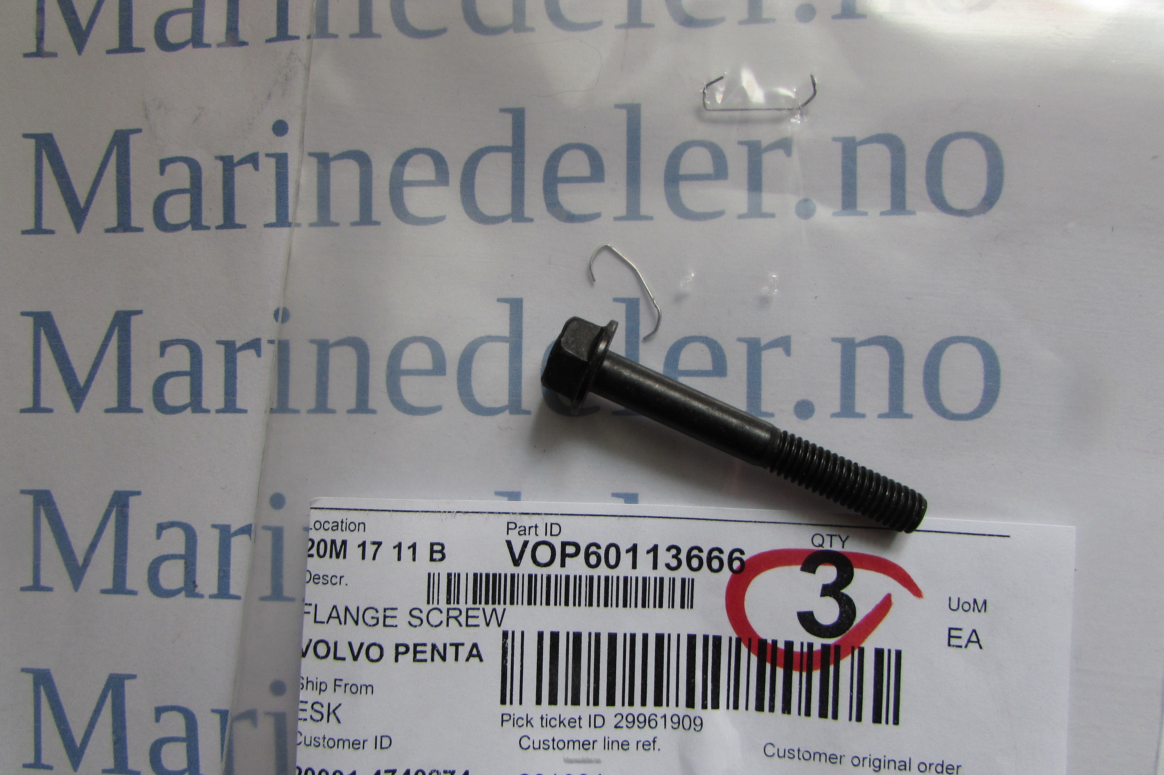 (bilde for) FLANSSKRUV