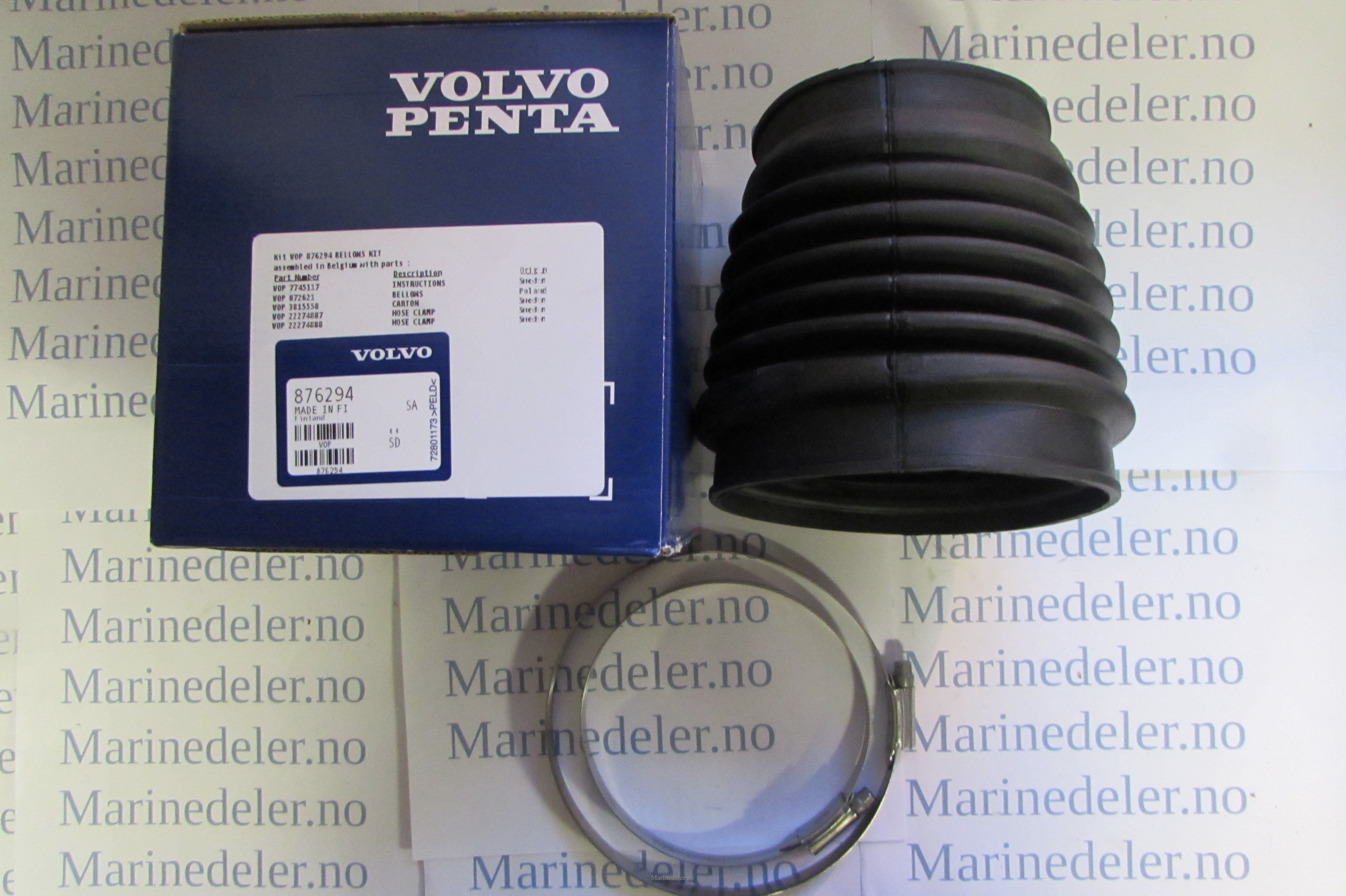 (bilde for) Knutebelg Original Volvo 876294 for alle 280 290 drev