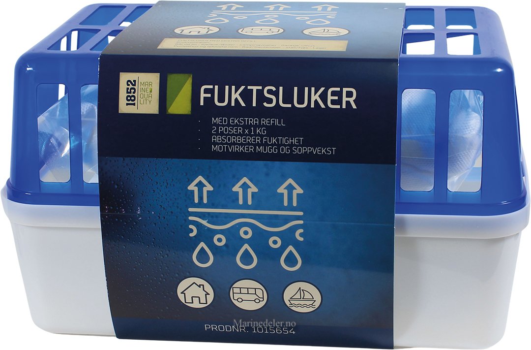(bilde for) 1852 Fuktslukerboks 1 kg m/ekstra refill