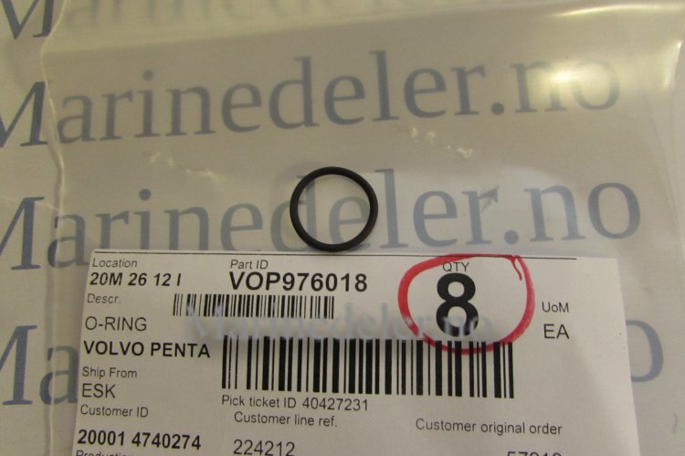 (bilde for) O-RING 976018