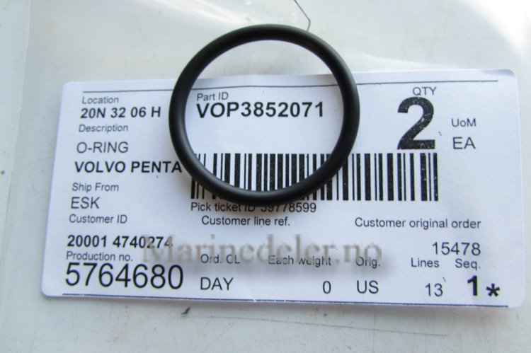 (bilde for) O-RING 3852071