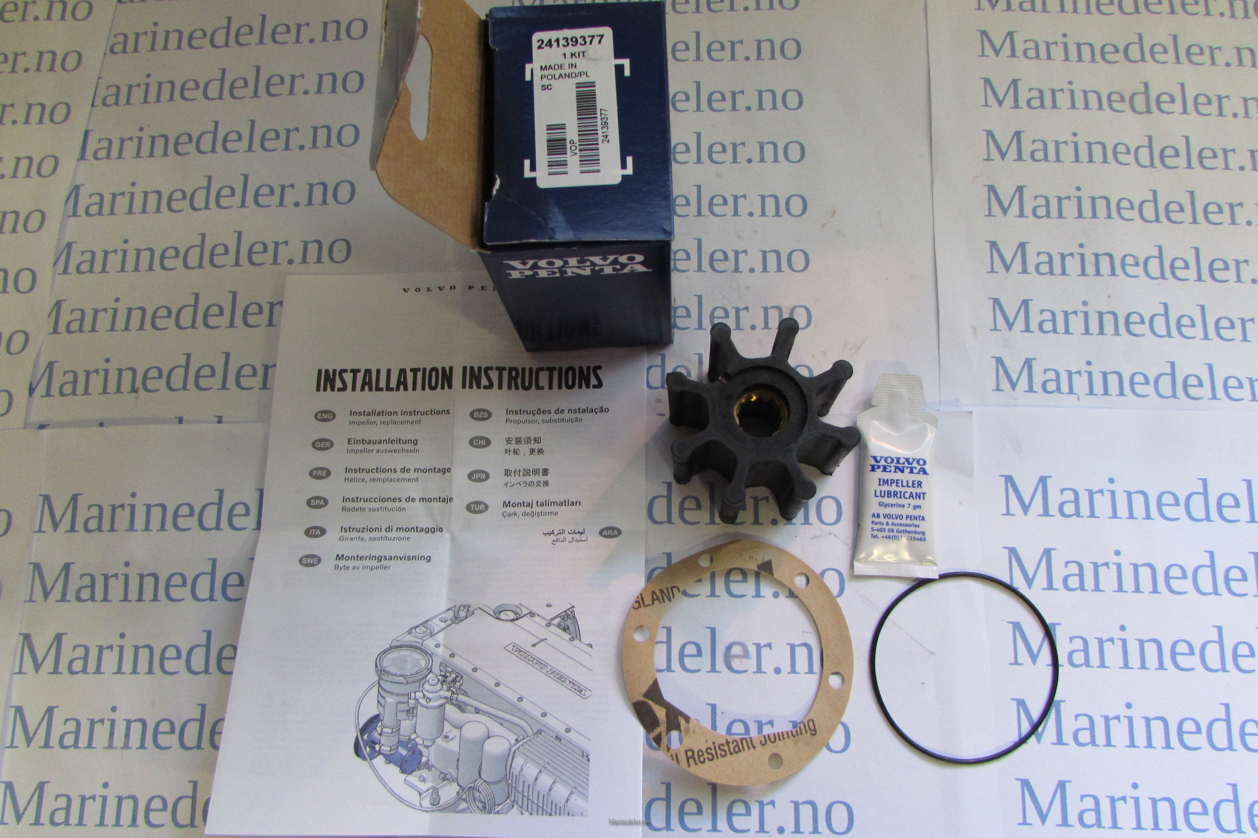 (bilde for) 24139377 (21951356)IMPELLER kit