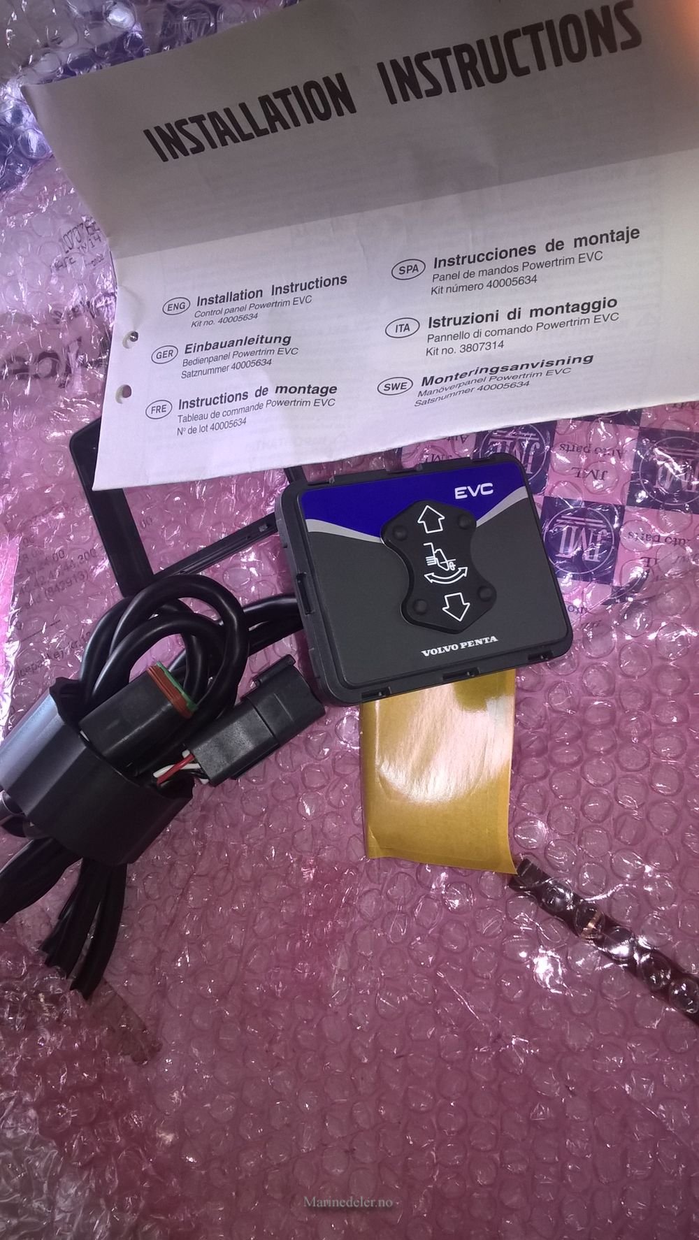 (bilde for) KONTROLLPANEL EVC trim 40005634