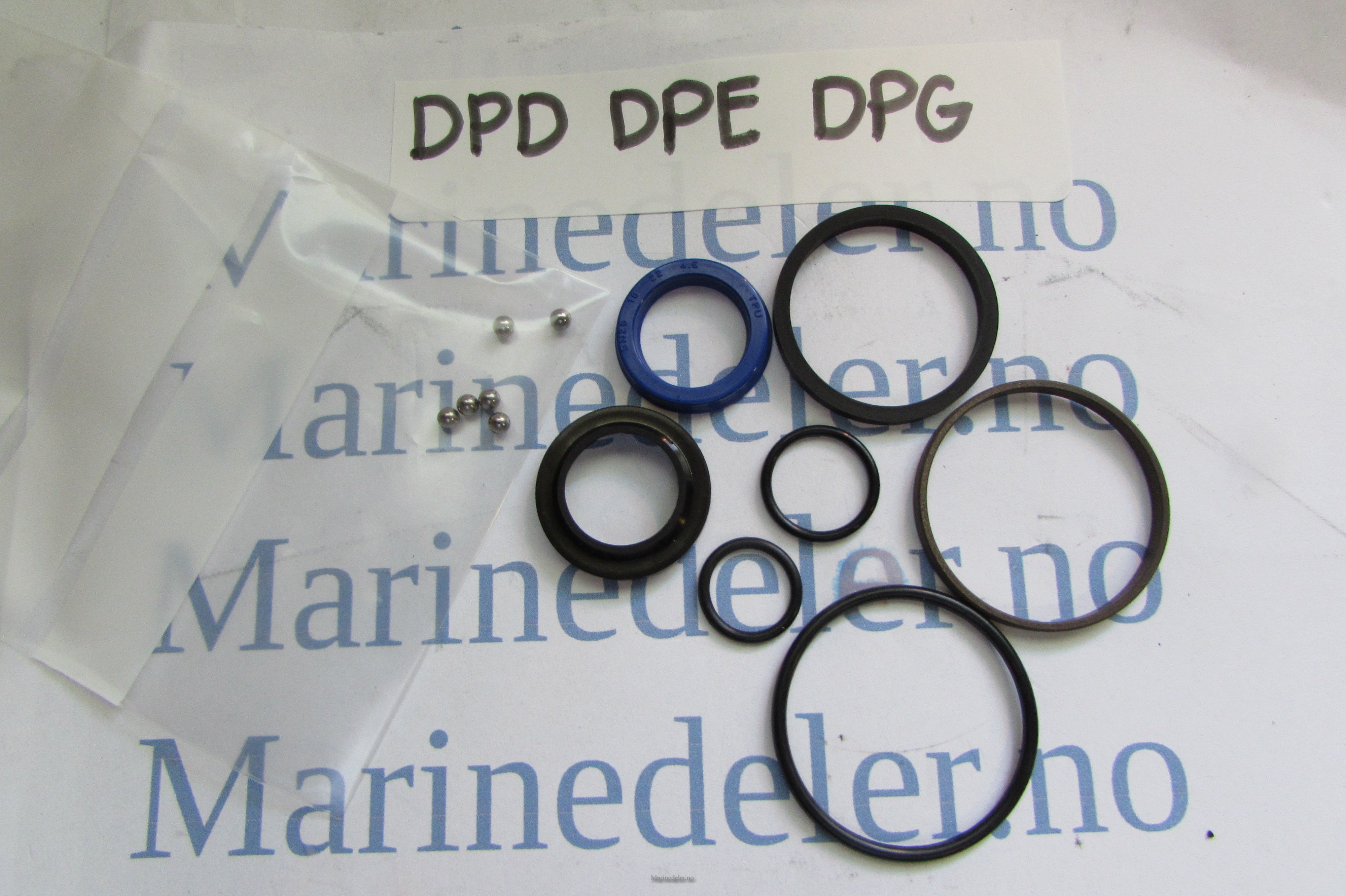 (bilde for) Pakningsats m kuler trimsylinder 3860881DPD-E-G og DPX-A