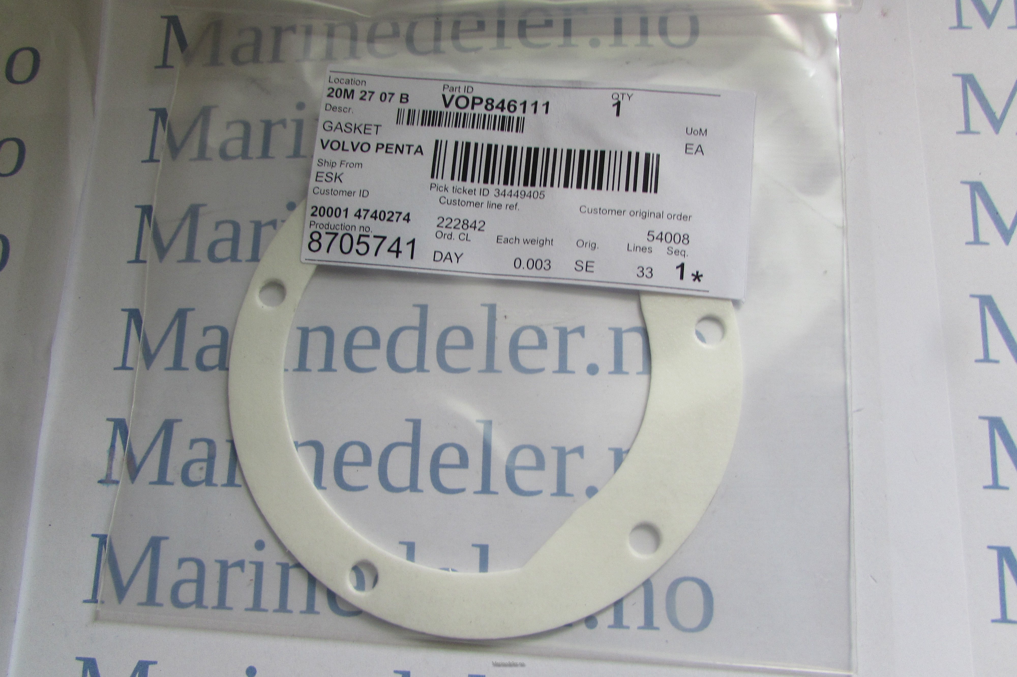 (bilde for) PACKNING 846111