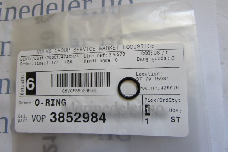 (bilde for) O-RING 3852984
