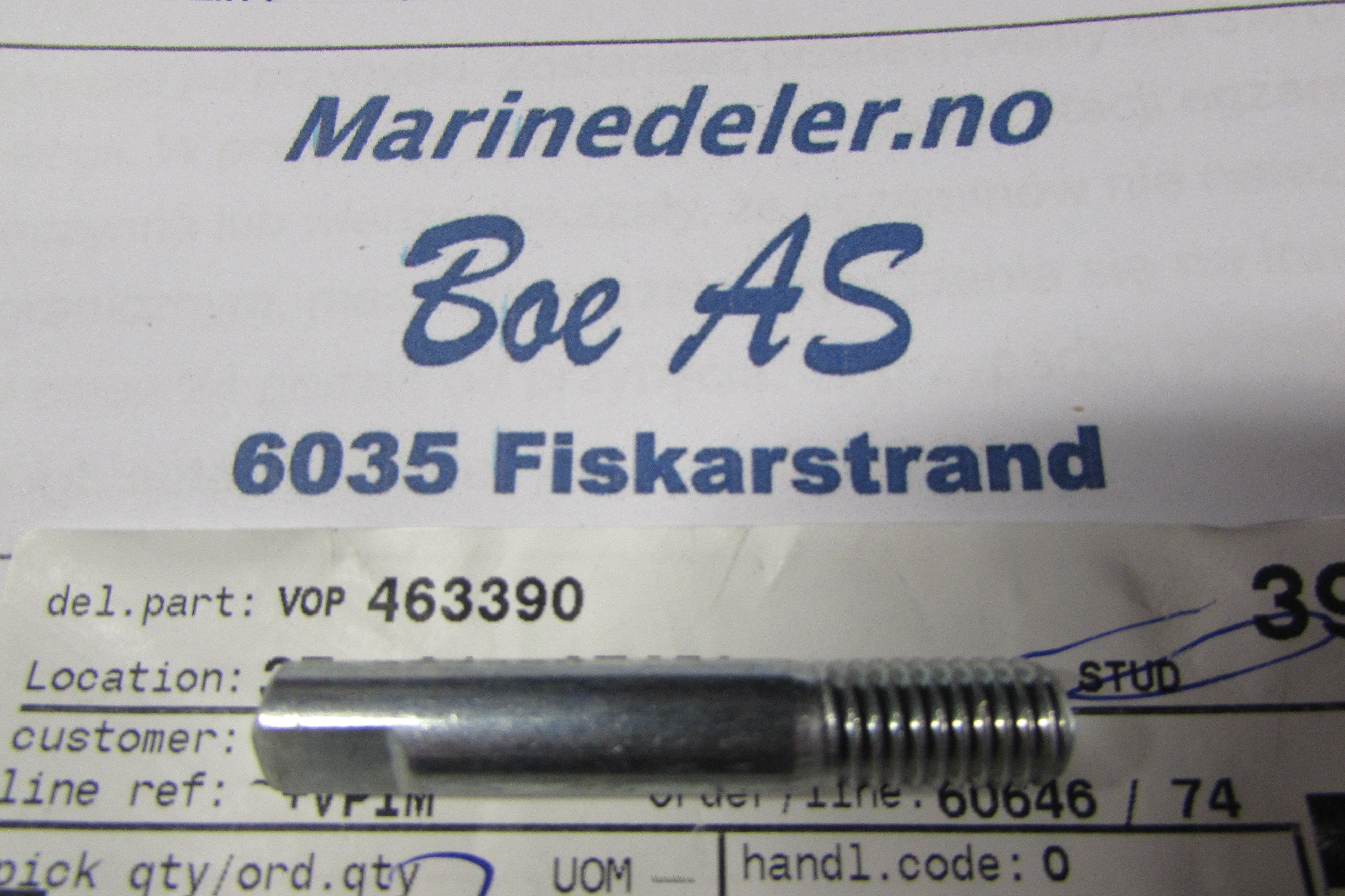 (bilde for) PINNSKRUV 463390