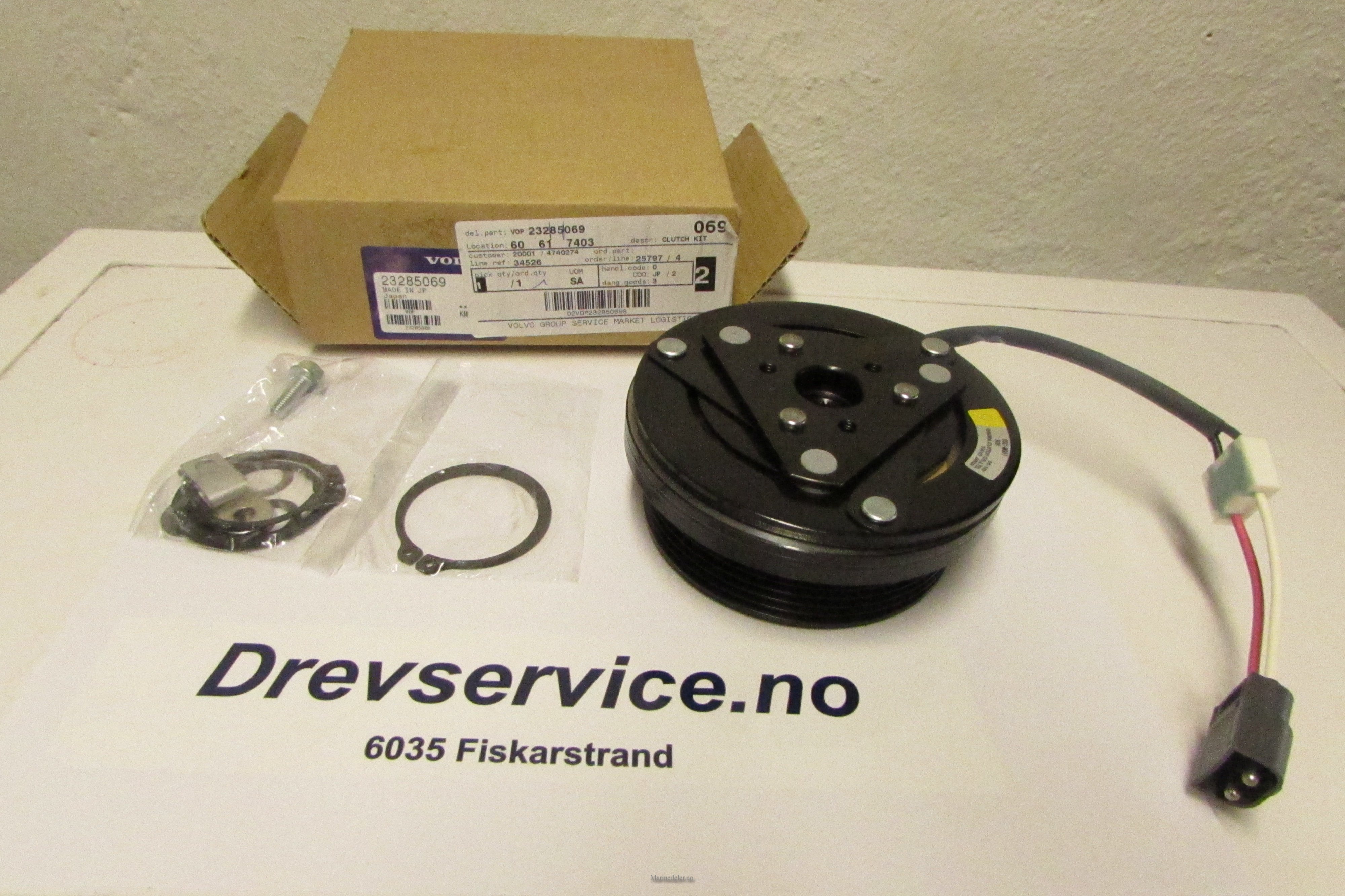 (bilde for) Kompressor clutch 23285069 gammelt nr nr. (3581724)