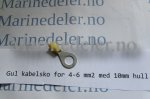 (bilde for) Gul Kabelsko for 4-6 mm2 med 10mm hull
