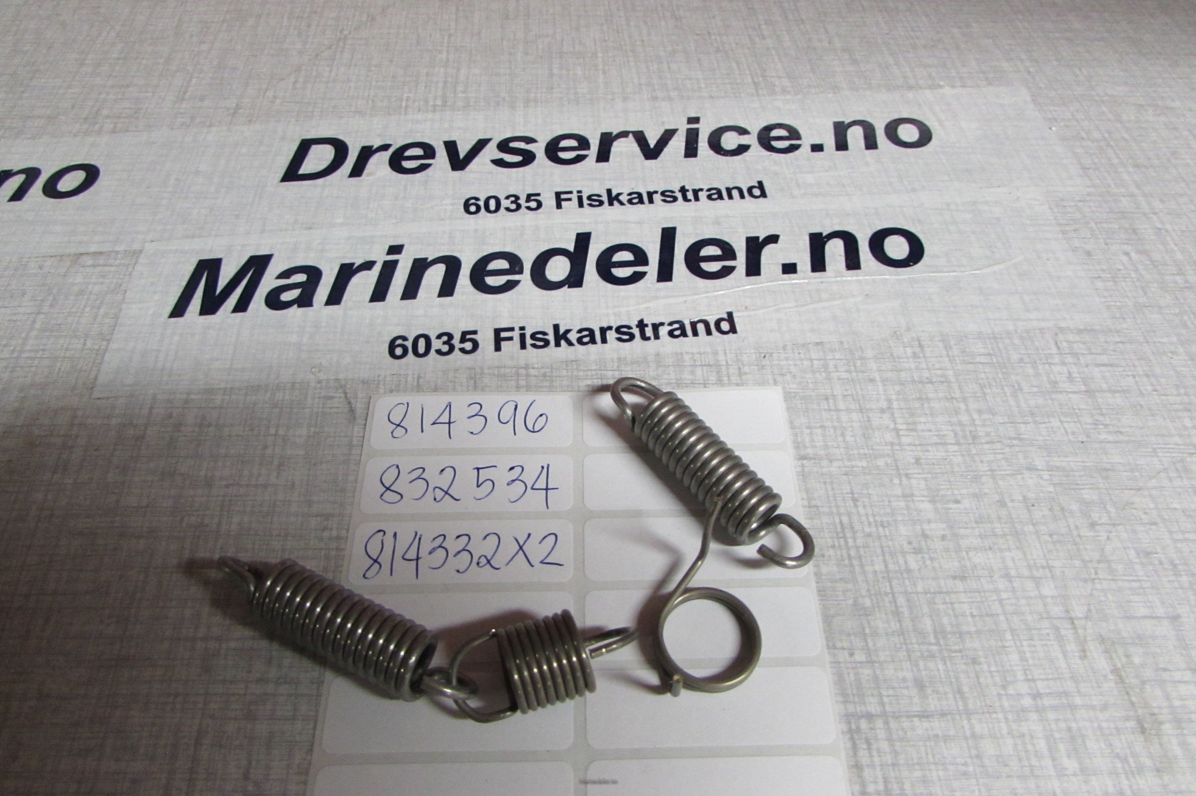 (bilde for) Fjærsett 814396 1stk,832534 1 stk,814332 2 stk