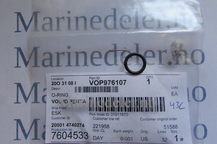 (bilde for) O-RING 976107