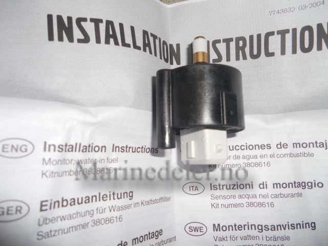 (bilde for) Sensor 3808616 vann i diesel D4 D6 D3