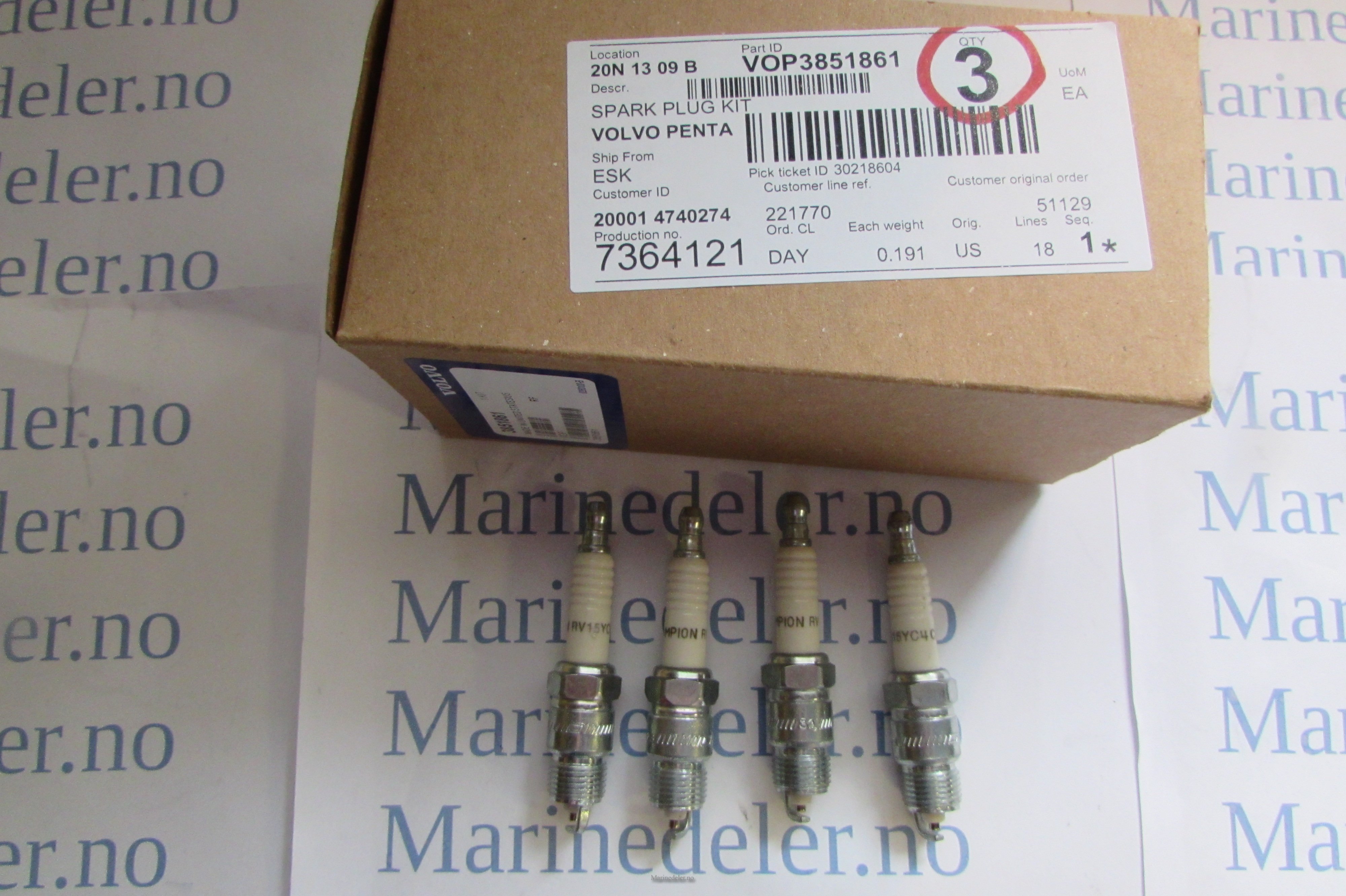 (bilde for) TÄNDSTIFTSATS 3851861